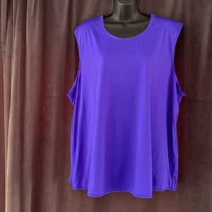 Split back workout tank